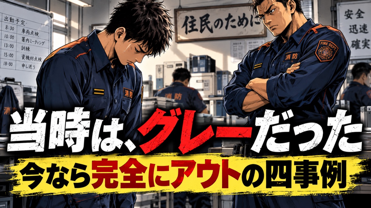 当時は、グレーだった 今なら完全にアウトの四事例