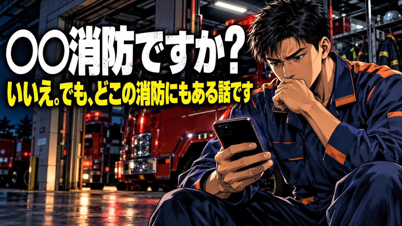 〇〇消防ですか？いいえ。でも、どこの消防にもある話です