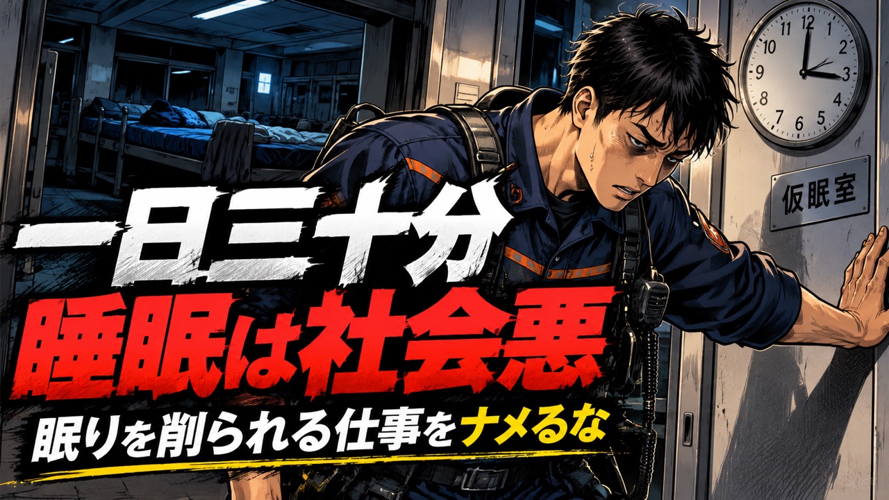 ショートスリーパー育成は社会悪だと思う｜1日30分睡眠の堀大輔さんを元消防士が批判する理由
